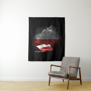 Poland flag tapestry