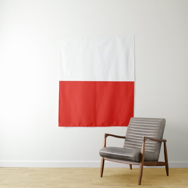 Poland flag tapestry (In Situ)