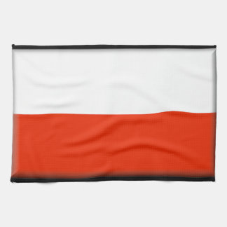 Poland Flag Tea Towel