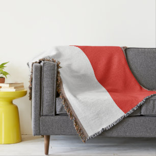Poland flag throw blanket