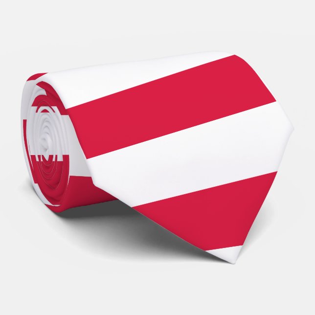 Poland Flag Tie (Rolled)