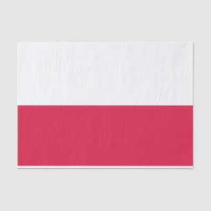 Poland Flag Tissue Paper