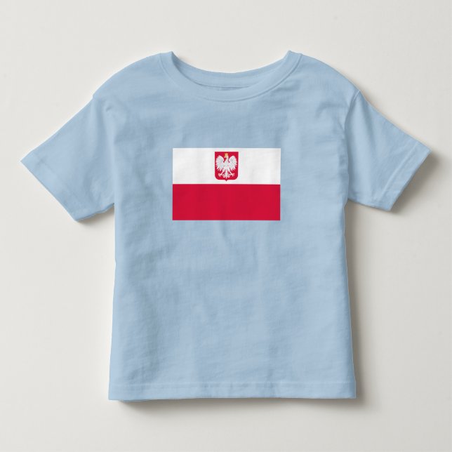 Poland Flag Toddler T-Shirt (Front)