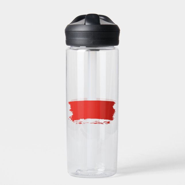 Poland flag water bottle (Front)