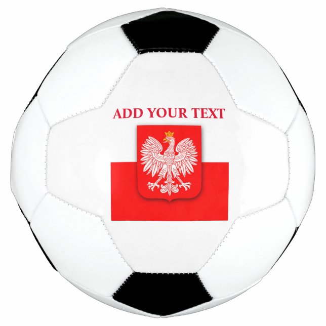 Poland Flag World Cup 2026 Football Soccer Polska  Ball (Front)