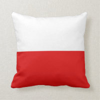 Poland Flag x Flag Pillow