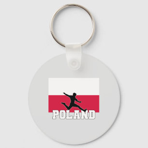 Poland Football Soccer National Team Key Ring