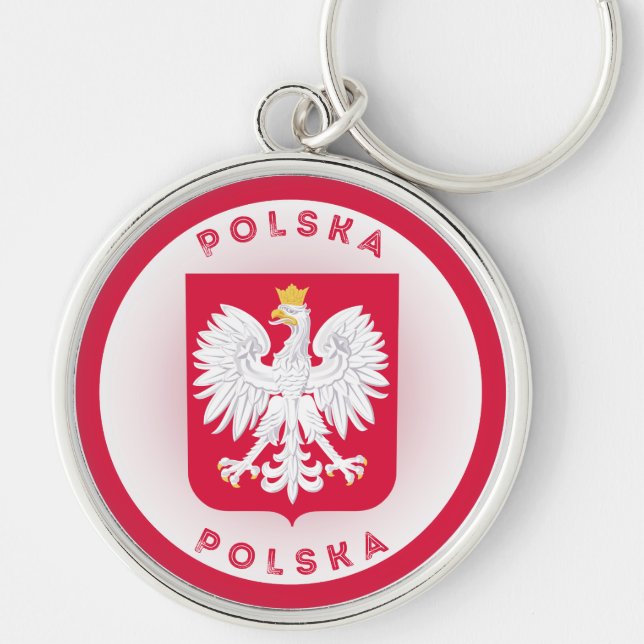 Poland Heritage Emblem Key Ring (Front)