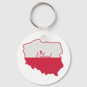 Poland Keychain