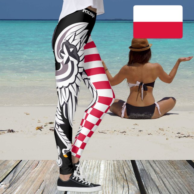 Poland Leggings, Patriotic, Eagle, Polish Flag Leggings (Creator Uploaded)