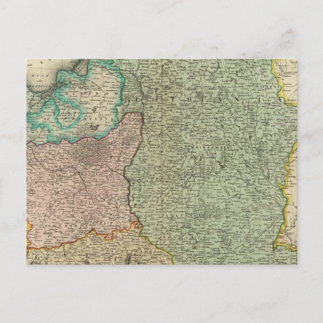 Poland, Lithuania 2 Postcard (Front)