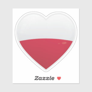 Poland Love Icon Sticker