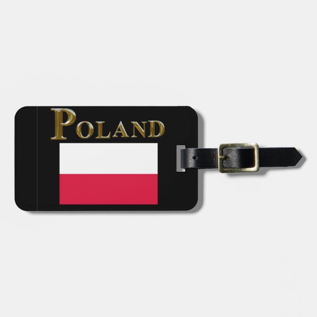 POLAND LUGGAGE TAG (Front Horizontal)