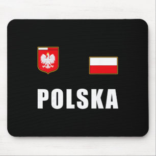 Poland Outfit For Polish Men Women Apparel Design Mouse Pad