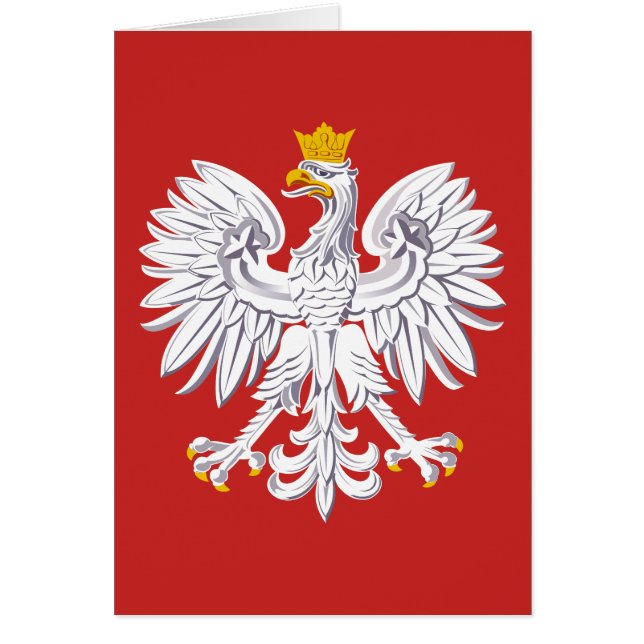 Poland Patriotic Crest with Eagle (Front)