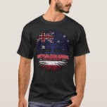 Poland Polish Australian Australia Tree Roots Flag T-Shirt<br><div class="desc">Show pride and love in your Australian and Polish heritage,  roots or identity. Your nationality is binational or one of your parents is from the Australia and Poland? Tree Shaped design for anyone who embrace their roots.</div>