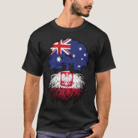 Poland Polish Australian Australia Tree Roots Flag