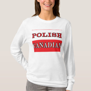 Poland Polish Canadian Flag T-Shirt