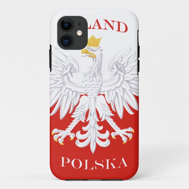 Poland Polish Flag iPhone 5 Case-Mate ID™ Case-Mate iPhone Case (Back)