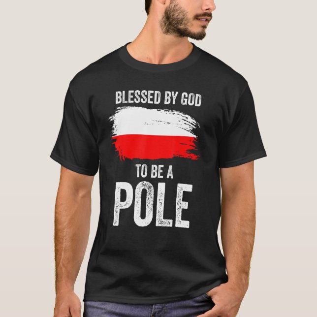 Poland Polish Flag T-Shirt (Front)
