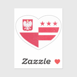 Poland Polish Washington D C Columbian Heart Love