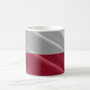 Poland - Polish Waving Flag - Coffee Mug