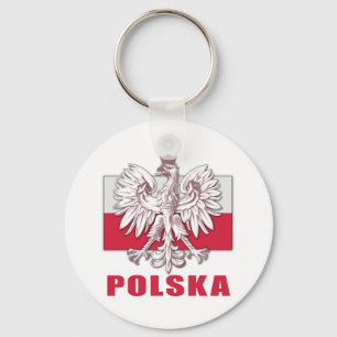 Poland Polska Coat of Arms Key Ring