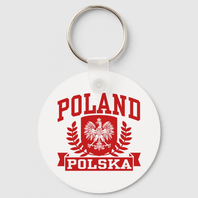 Poland Polska Key Ring (Front)