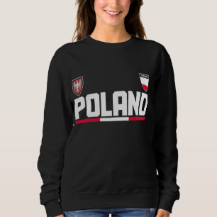 Poland Polska Polish Flag Pride Heritage Sweatshirt