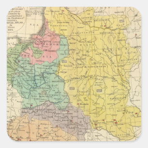 Poland, Prussia, and Hungary Square Sticker