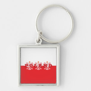 Poland Red Eagles Key Ring