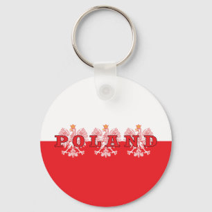 Poland Red Eagles Key Ring