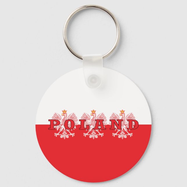Poland Red Eagles Key Ring (Front)