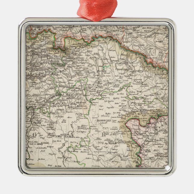 Poland, Slovakia Metal Tree Decoration (Front)