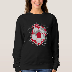 Poland Soccer Polish Football Polska Futbol 1 Sweatshirt