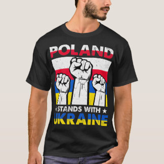 Poland Stands With Ukraine pieces  T-Shirt