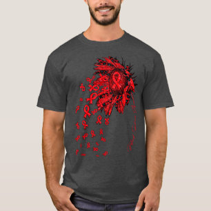 Poland Syndrome Awareness Sunflower ribbon flowers T-Shirt