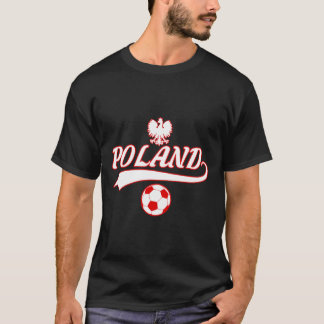 Poland Team World Fan Soccer 2018 Jersey Cup Fan  T-Shirt