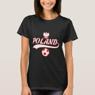 Poland Team World Fan Soccer 2018 Jersey Cup Fan  T-Shirt
