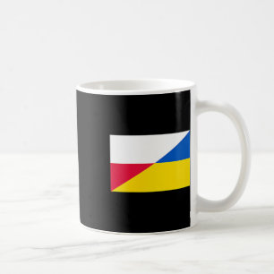 Poland Ukraine Flag Support Friendship Neighbor 1 Coffee Mug