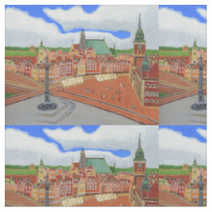 Poland, Warsaw cotton fabric
