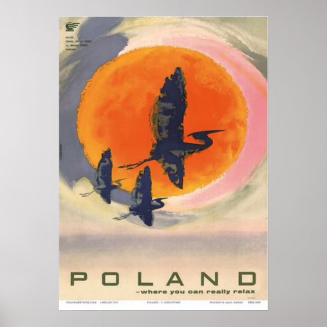 Poland: Where You Can Really Relax, c.1965 Poster (Front)