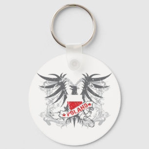 Poland Winged Key Ring