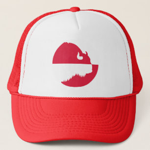 Poland Wisent Zubr Polish National Animal Flag Trucker Hat