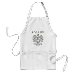 Poland With Polish Eagle Standard Apron