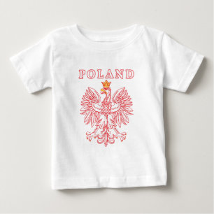 Poland With Red Polish Eagle Baby T-Shirt