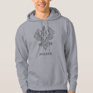 Poland's White Eagle Contemporary State Emblem Hoodie
