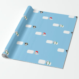 Polar Babies with Bubbles Wrapping Paper