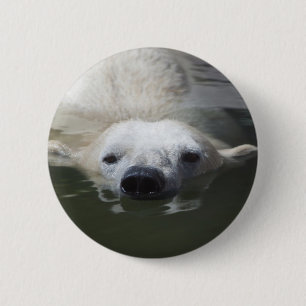 Polar Bear 6 Cm Round Badge