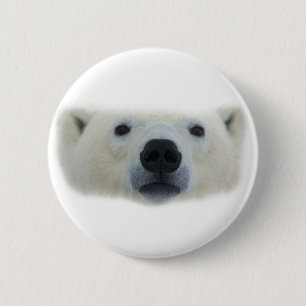 Polar Bear 6 Cm Round Badge